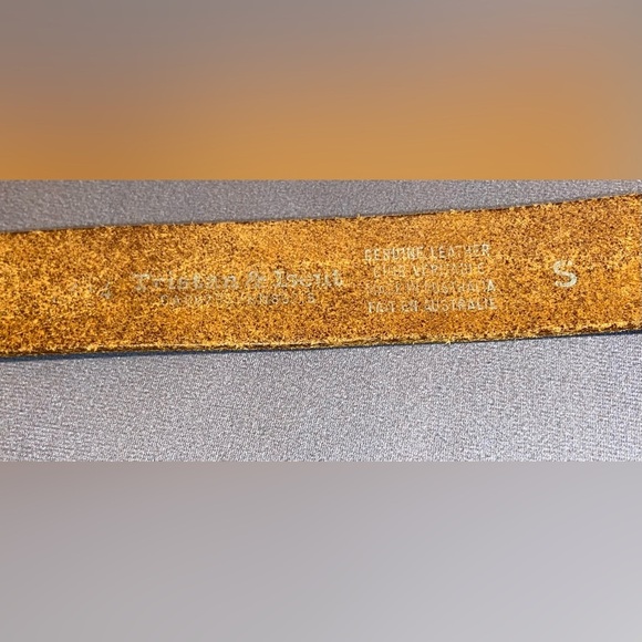 Women’s vintage TRISTAN & ISEUT genuine leather belt size small - Picture 9 of 14